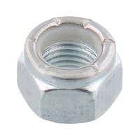 Hexagon nut, high profile with clamping piece (non-metal insert), imperial