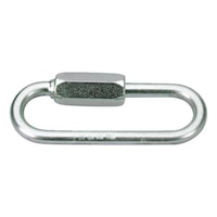 Quick-release shackle in zinc-plated steel