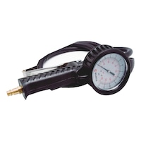 Tyre inflator with dial