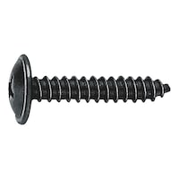 Pan head tapping screw, shape C with flange