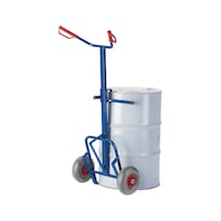 Drum trolley For the convenient and secure transport of drums