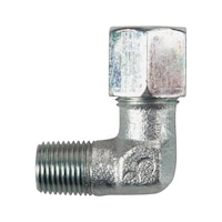 Extra light (LL) series, angled basic connector, DIN 2353 external cone