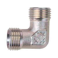 Angle crimp connector housing 90° KL, pipe