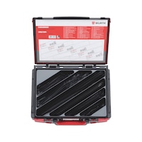 Cable tie, black assortment 250 pieces in system case