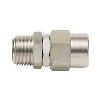 Series 2000 comfort connection with push-in tip Rotatable with male thread