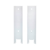 Pair of holders for square perforated plates