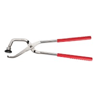 Brake spring pliers With movable claw, lockable in any desired position