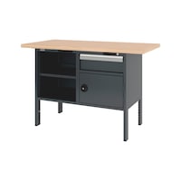 System cabinet workbench 1500 mm with 2 undercounter blocks 8.6