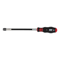 Screwdriver, 1/4 inch With quick-change chuck and flexible shaft