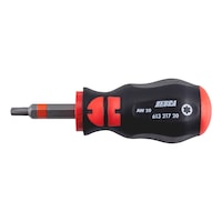 Short screwdriver with AW tip