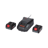 Power pack LI-CV 18 V with charger and 2 x batteries