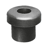 Cable grommet, one-sided