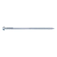 Roofing screw with hexagon head and drill tip