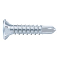 Window construction screw, self-drilling, countersunk milling head FEBOS<SUP>®</SUP>