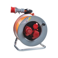 Sheet steel cable drum CEE/5, 400V IP55 compliant