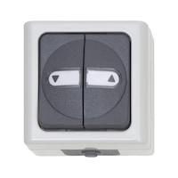 Elmo<SUP>® </SUP>AP damp-room venetian blind switch With reverse lock