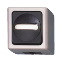 ELMO<SUP>® </SUP>AP damp-room universal switch Off/changeover switch including lighting