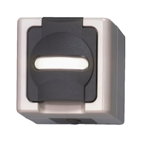Plug socket, ELMO, surface-mounted, damp room