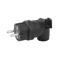 Grounding contact angled plug For cables up to 3G 2.5 mm²