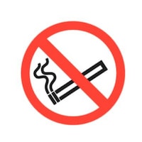 Prohibition stickers NO SMOKING