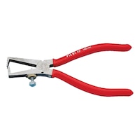Wire stripping pliers, adjustable