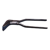 Seaming pliers, curved 45 degrees
