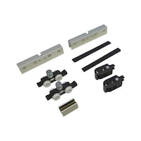 SCHIMOS 80-GS interior sliding door fitting set For ceiling and wall mounting for glass doors