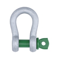 Green Pin<SUP>®</SUP> SC shackle, curved