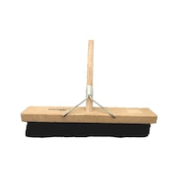 Hall broom with soft bristles