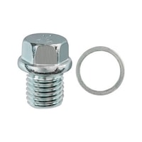 Oil drain plug with seal