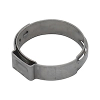 One-ear clamp, stainless steel