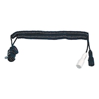 Spiral cable, special 15, 2x7-pin Actros 24 V