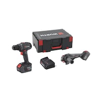 Kit valigetta AWS 115/ABS 18 COMPACT 2-in-1 M-Cube 5 pz