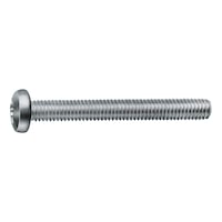 Flat-head screw with Z cross recess ISO 7045, A2 stainless steel, plain