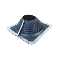Closed pipe sleeve EPDM square base