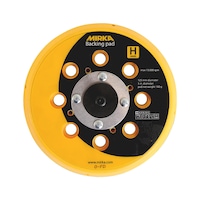 Adhesive backing pad, hook-and-loop disc Mirka hard abrasive disc with Abranet