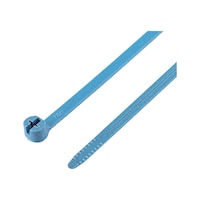 Cable tie PP metal latch detectable blue KBL D