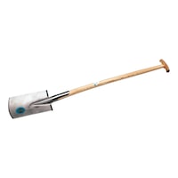 Builders spade with T handle