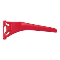 Glass scraper With trapezoidal blade and plastic handle