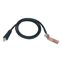 Grounding cable with copper shoe