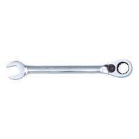 Ratchet combination wrench Multi-profile for five screw head drives
