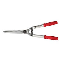 Hedge shears with serrated blade
