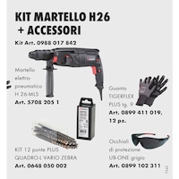 H26 hammer set with accessories