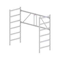Folding frame for folding mobile scaffolding 75/180