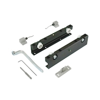 ABILIT 120-H interior sliding door fitting set For ceiling and wall mounting for wooden doors