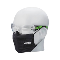 Face mask set with safety goggles uvex 9192900