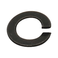 DIN 127 steel zinc plated black shape B