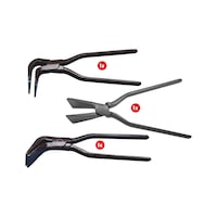 Seaming pliers set 3 pieces