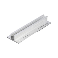 Trapezoidal sheet metal rail PLUS