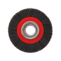 Round brush, angle grinder